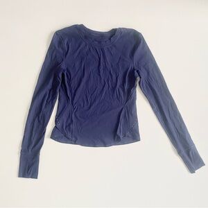 Lululemon Sunaway Runaway Blue tee